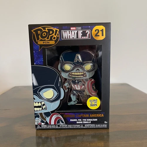 Marvel's What If Zombie Captain America Large Pop! Pin #521