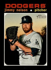 2020 Topps Heritage Jimmy Nelson #644 Los Angeles Dodgers