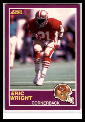 1989 Score Supplemental  #377S Eric Wright   San Francisco 49ers