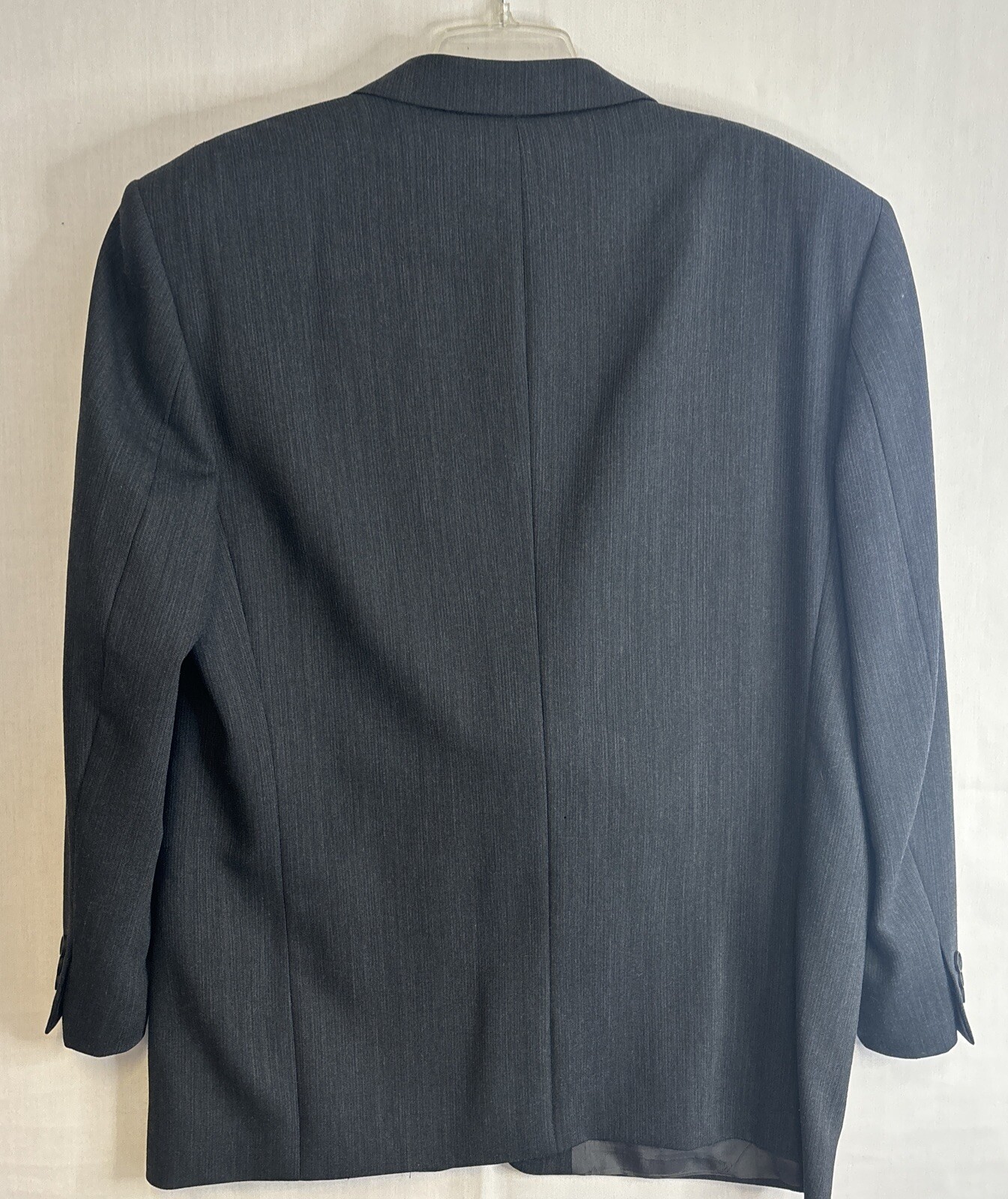 Giacca blazer vintage Yves Saint Laurent uomo lana antracite made in Canada 43