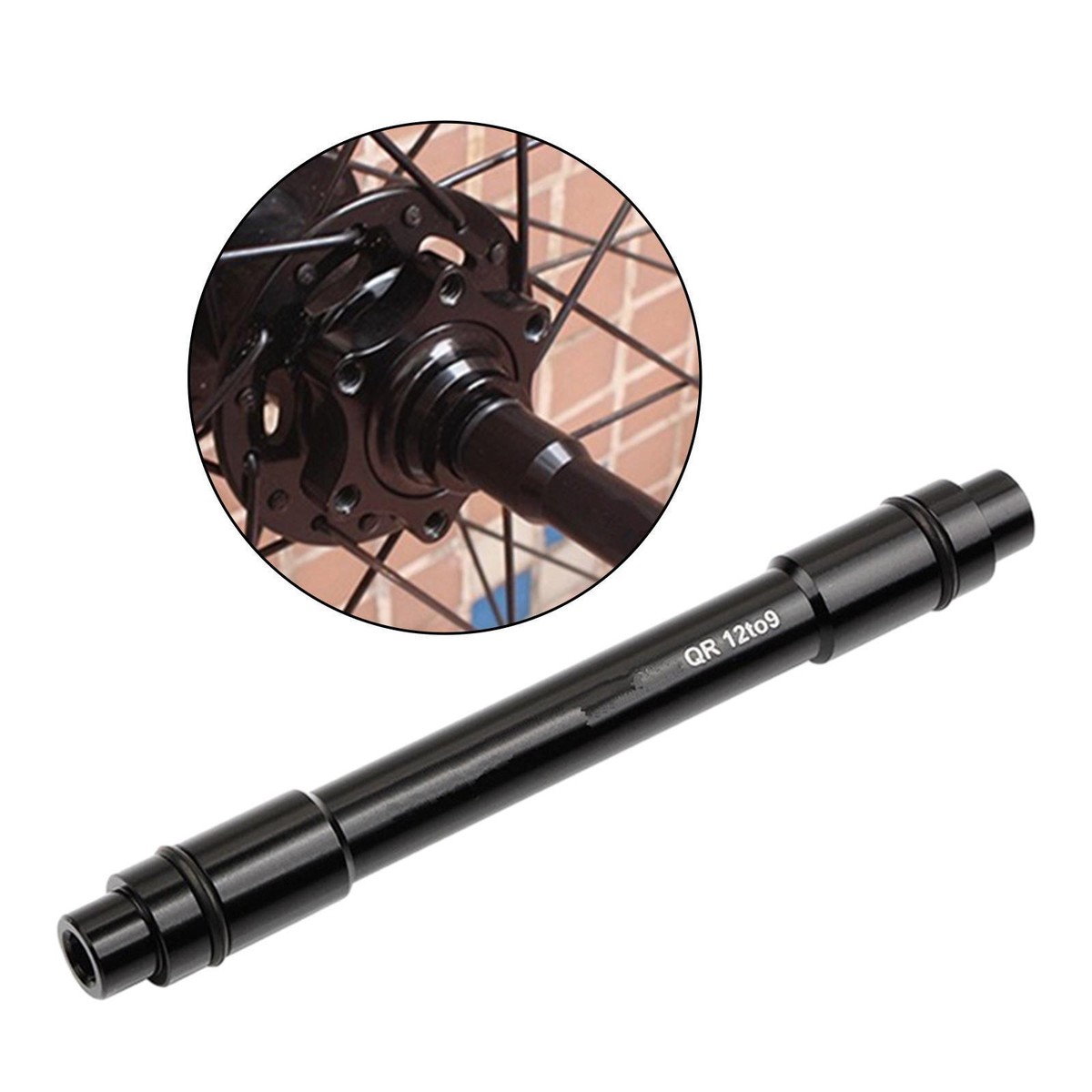 9mm Quick Release Wheel On Thru Axle Fork Bike Thru Axle Adapter