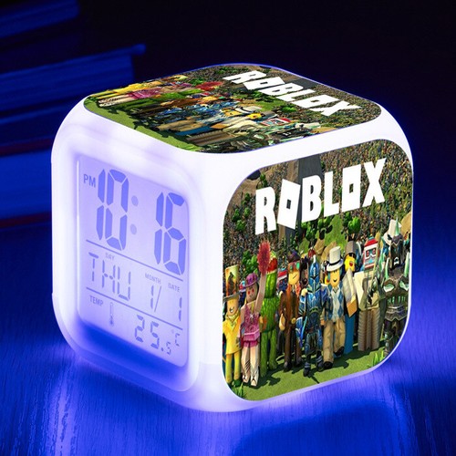 SALE Cartoon Alarm Clock 7 Color Changing Night Light Alarm Clock Kids Toy Gift - Picture 15 of 48