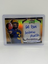 2025 Leaf Metal Mhi-ami Andrew Marsh Inscriptions Auto Go Blue 100 Michigan 2025 Leaf Metal Mhi-ami Andrew Marsh Inscriptions Auto Go Blue 100 Michigan
