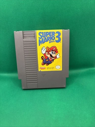 Super Mario Bros 3 NES Ninten 1990 Authentic Tested