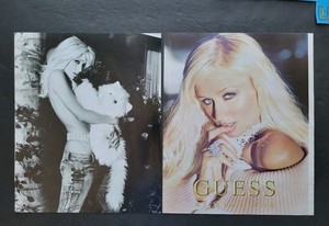 Paris Hilton Guess by Marciano Promo 2 Page Print Advertisement 2004