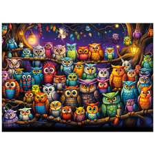 Puzzle 1000 Teile Eule Familienpuzzle Klassisches Spielzeug 70 50 cm Geschenk