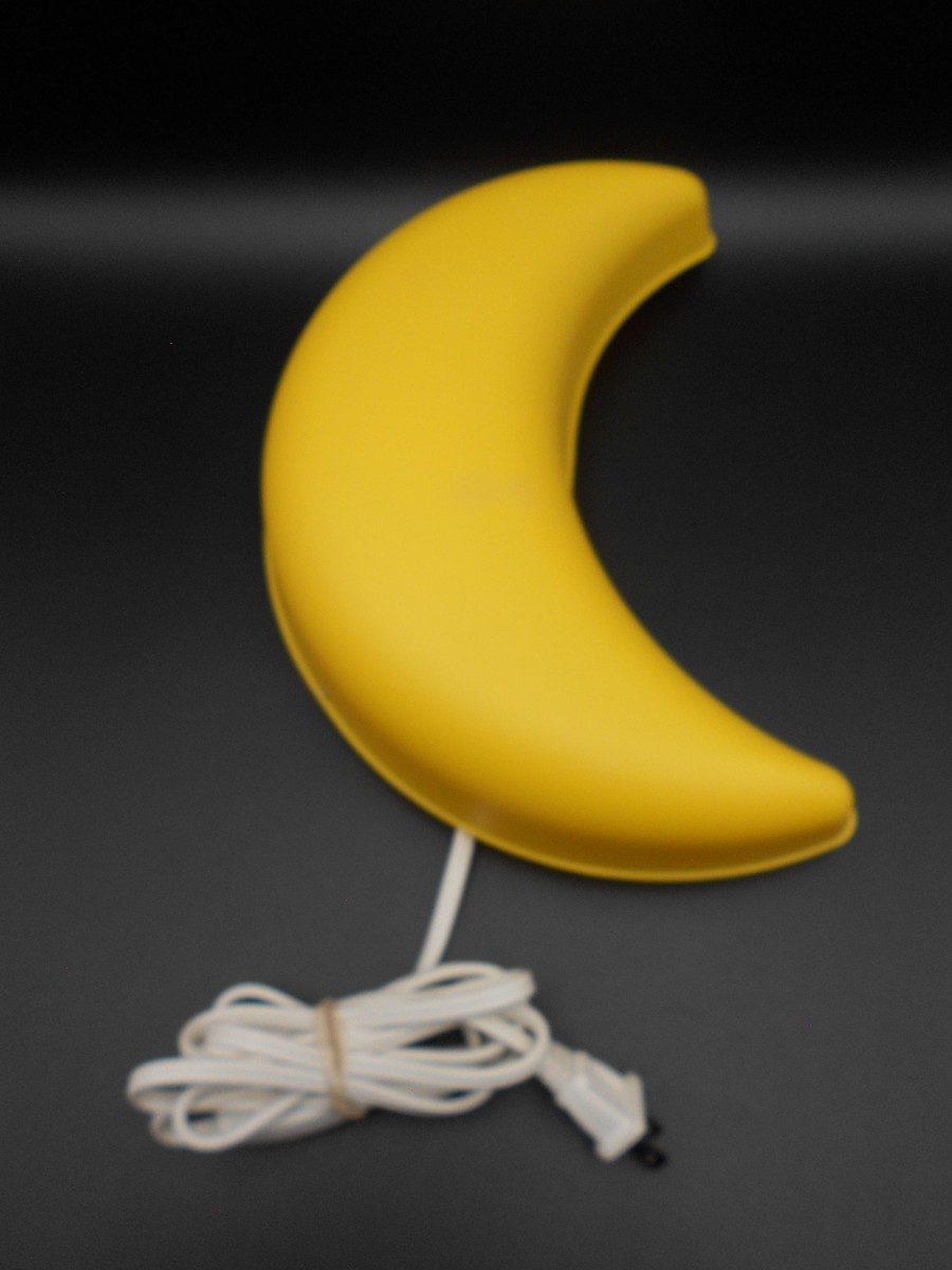 Ikea Smila Mane Lamp Crescent Moon Celestial Light Wall Yellow