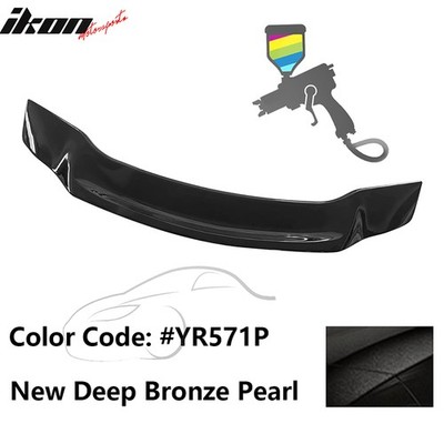 Fits 13-15 Honda Civic 9th Gen R Style Trunk Spoiler ABS Painted #YR571P Black