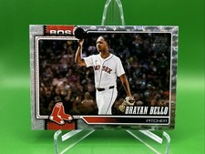 2026 Topps #177 Brayan Bello Topps Crackle Foil Pattern Super Box SP Red Sox