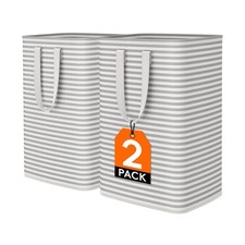 Lifewit 2 Pack Laundry Hamper Large Collapsible Laundry Baskets, Freestanding...