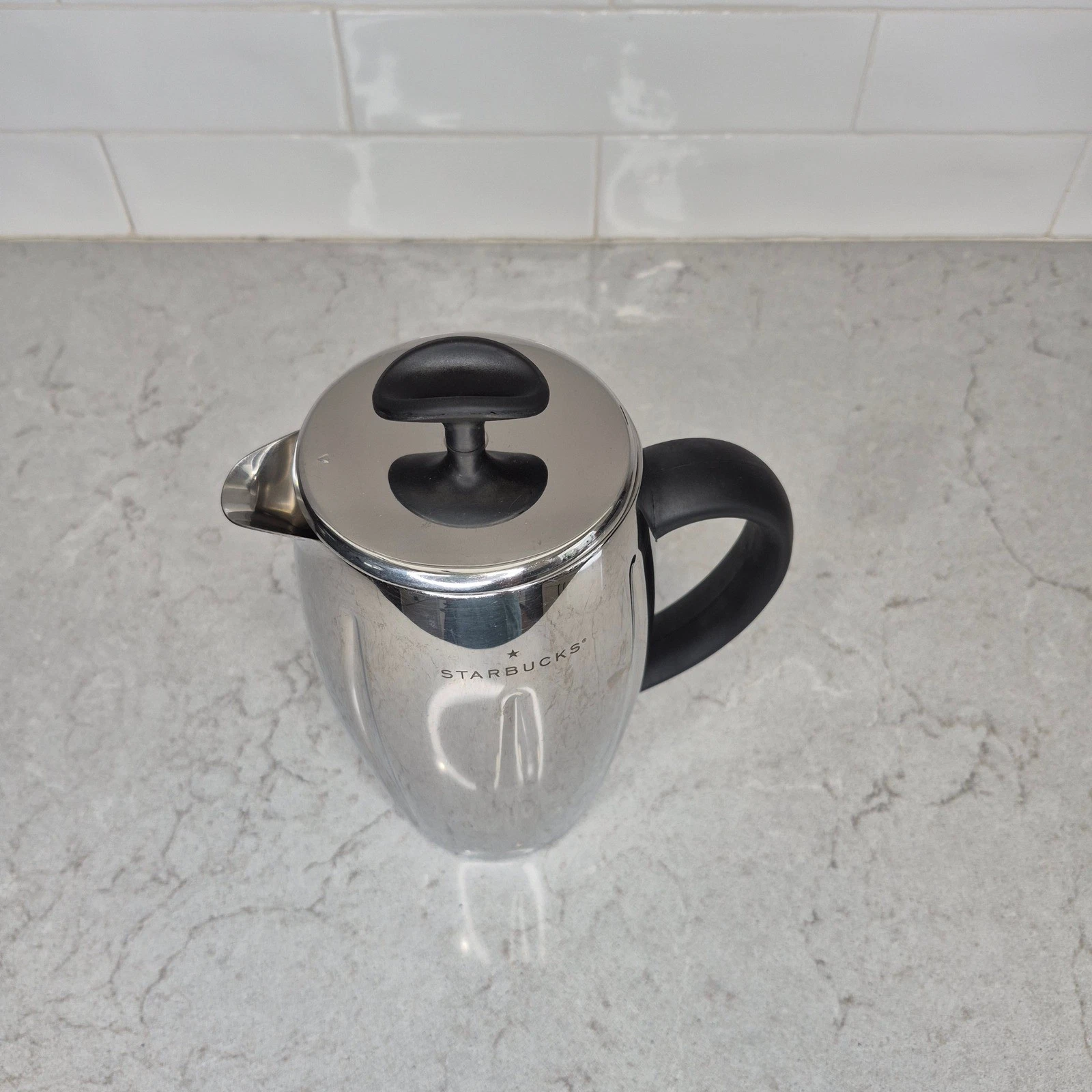 Starbucks French Press Barista Stainless Steel Chrome Coffee Maker Silver
Opens in a new window or t