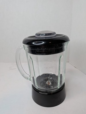 Cuisinart Smart Power Duet Blender Pitcher/Jar w/Lid 40oz 5 Cups BLACK
