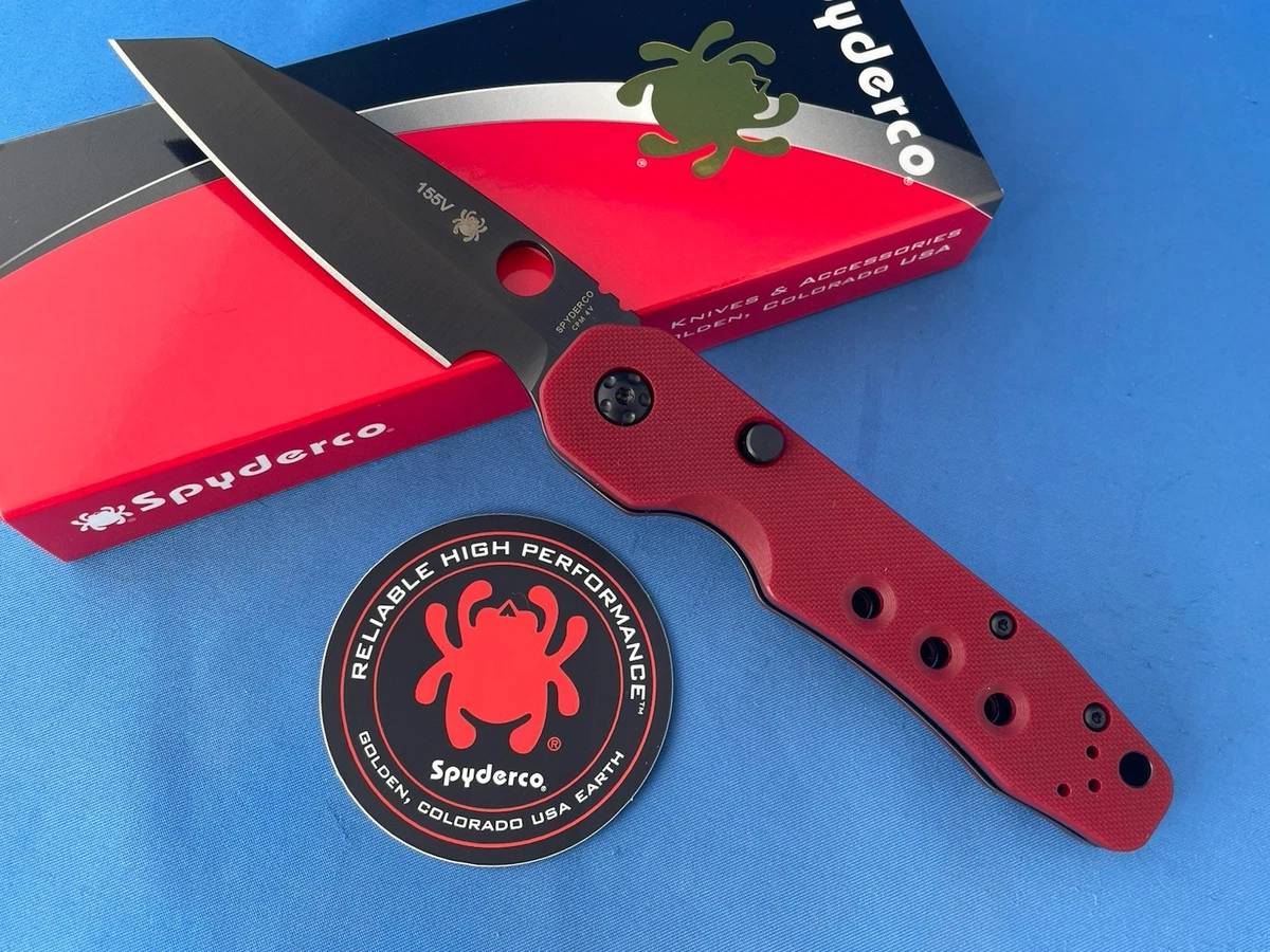 Spyderco Red Collectible Folding Knives for sale | eBay
