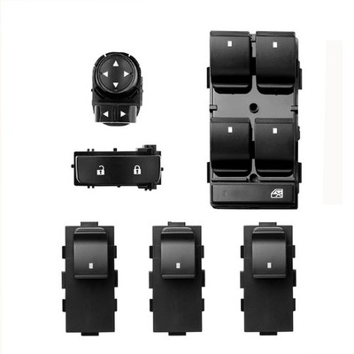Window Switch+Door Lock+Mirror Control For 2007-2013 Chevy GMC Driver+Passenger
