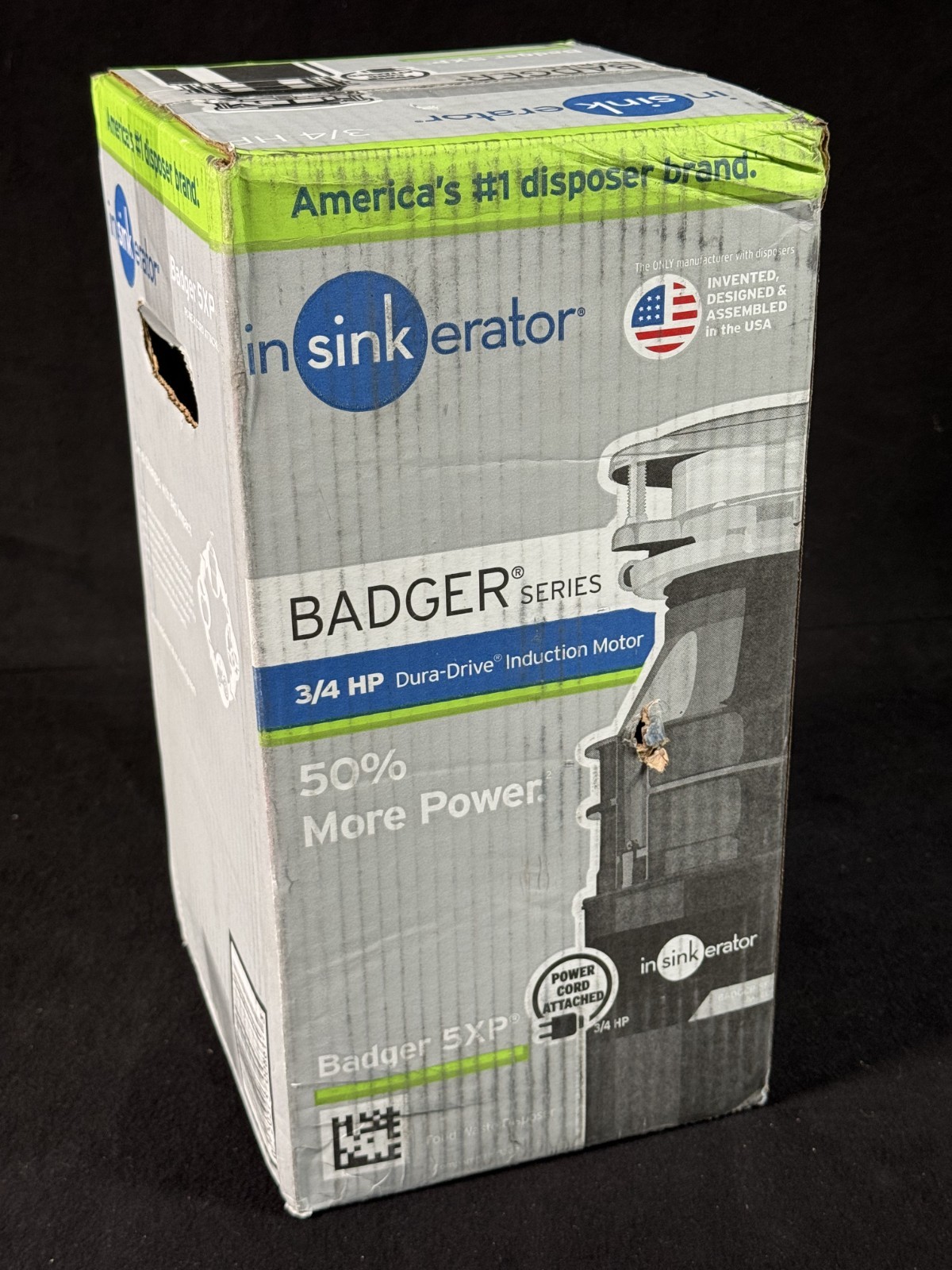 Sealed Badger 5XP, 3/4 HP Continuous Feed Kitchen Garbage Disposal Badger Series