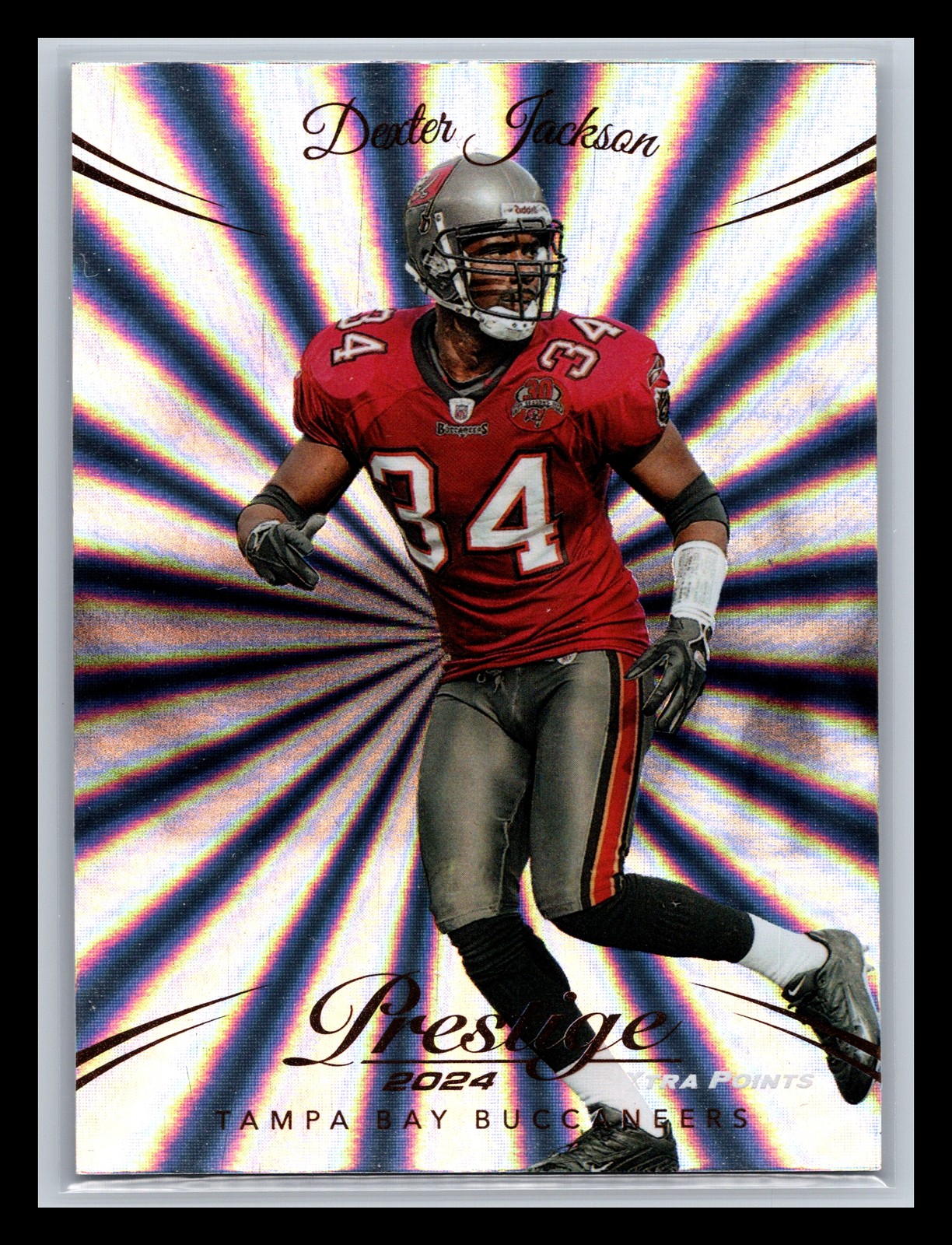 Dexter Jackson Buccaneers 2024 Panini Prestige #284 Sunburst Xtra Points