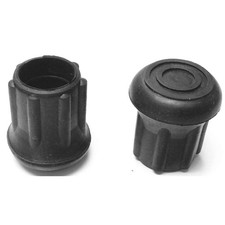 GRAINGER APPROVED LTB 18BN Furniture Protective Leg Tips,3/4 in Dia 16ZM86