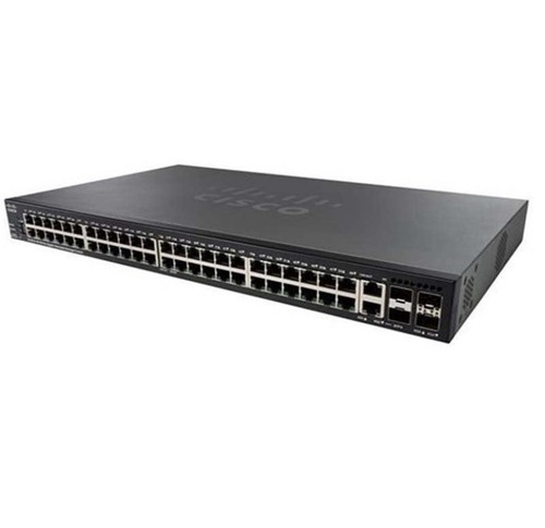 Cisco SG350X-48P-K9 NA 48 port Gigabit Poe Stackable Network Switch