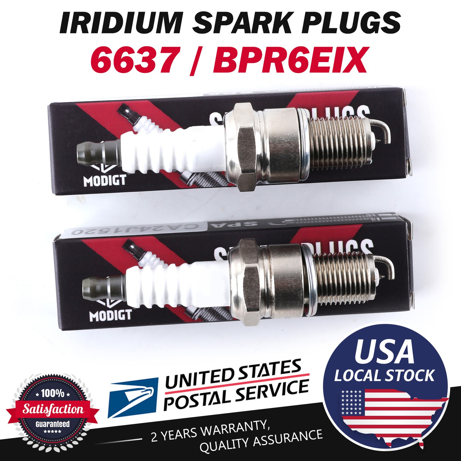 4Pcs For NGK Spark Plugs BPR5ES 7734 Genuine Small Engine Standard Plug 4006 OEM