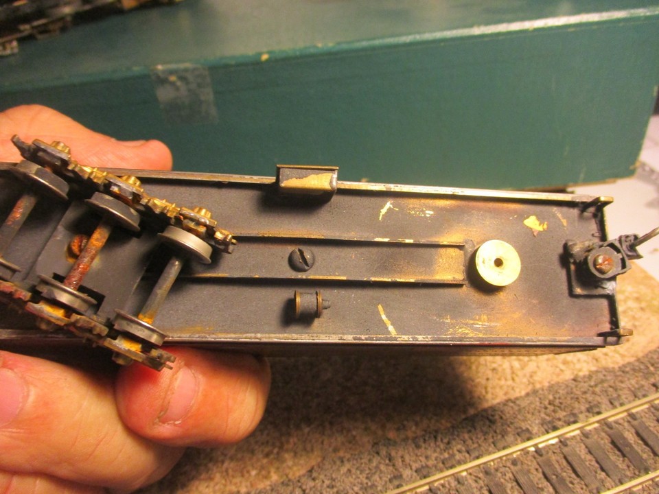 BRASS STEAM ENGINE NOT TESTED NO BOX UNBRANDED HO 50 YEARS OLD W TENDER ...