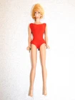 Barbie:  VINTAGE Blonde BUBBLECUT BARBIE Doll No Box!