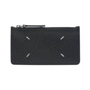 Maison Margiela 4 Stitch Zipper Card Case Black