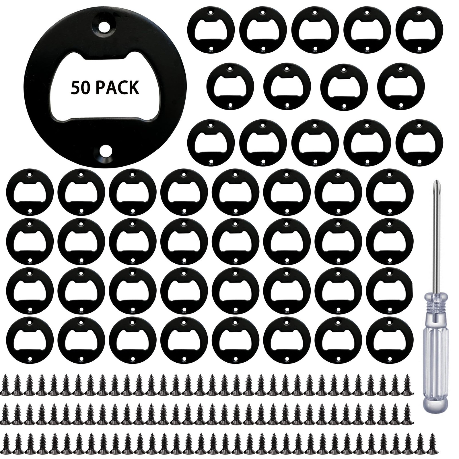 Bottle Opener Insert - 50 Sets Stainless Steel Inserts Kit 5