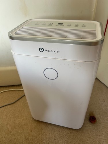 PureMate PM207 20 Litre Portable Dehumidifier with Digital Display and 6.5L Tank