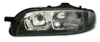 Scheinwerfer Links FüR Fiat Marea 185 SX 1996-2003 Halogen H1 LWR Schwarz