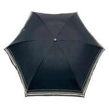 Ralph Lauren Folding Umbrella Stripes/Frills Dark Navy White Light Pink Rare Ral