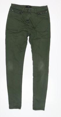 Next Damen grün Cropped Hose Größe 12 lang