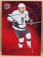 2021-22 Upper Deck Fleer Ultra Anze Kopitar Medallions Ruby Red /50 #M-34