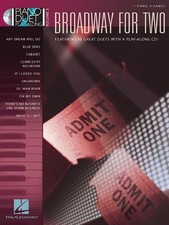 BROADWAY FOR TWO: PIANO DUET PLAY-ALONG VOLUME 3 PIANO By Hal Leonard Corp. VG