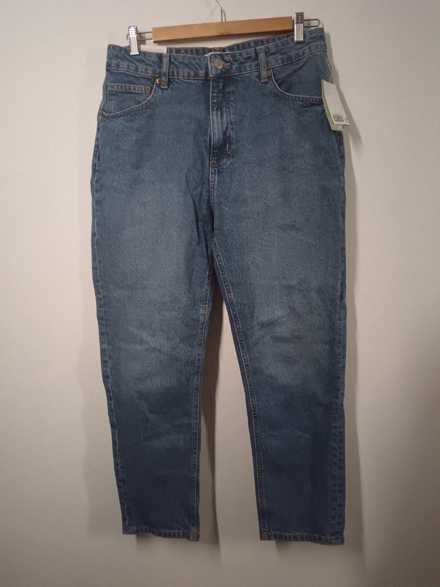 H&M Mom High Waist Ankle Length Comfort Stretch Jeans Size 14 BNWT