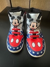 Disney Mickey Mouse Boys or Girls High Top Sneakers Size 3