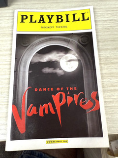 Playbill Dance of the Vampires Michael Crawford November 2002 Minskoff Theatre
