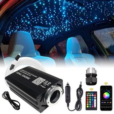 RGBW LED Sternenhimmel 500 Auto Lichtfaser Glasfaser Optik Deckenleuchte APP 3M