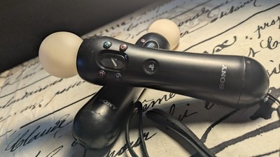 A Set Of Playstation Move Controllers