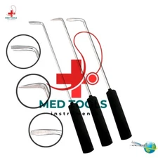 3 pc Equine Dental Elevators Veterinary Instruments VT-136