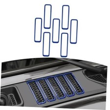 for Jeep JL Hood Vents Cover Trim for Jeep Wrangler JL JLU 2018-Present Blue