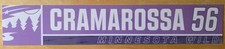 Joseph Cramarossa #56 Minnesota Wild 2022 Hockey Fights Cancer Used Locker Plate