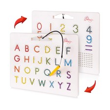 Magnetic Alphabet Tracing Board - double sided letters  numbers Ma... Fast Ship