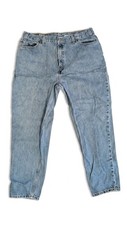 Vintage Levi s 550 Relaxed Fit Boys 18 S Tapered Leg Light Wash 100 Cotton 90s