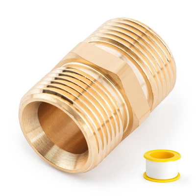 #ad ECuoPix Pressure Washer Hose Connector M22 14mm Brass $9.07
