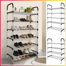 4-6 Tier Shoe Rack Organizer Storage Pairs Shoes Shelves Space 50-Pairs Standing