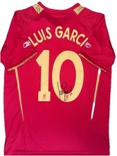 Luis Garcia Hand Signed Liverpool FC 2006 Home Jersey With Exact Proof & COA