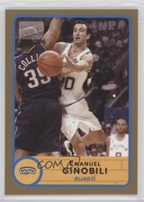 2003-04 Bazooka Gold Manu Ginobili Emanuel Ginobili #48 HOF 04ra