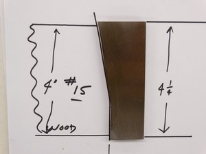 Shaper / Molder Custom Corrugated Back / CB Knives For 4" General Profile