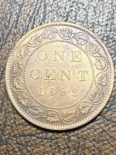 Photo of a 1892 Canada Large Cent from an eBay listing that sold on Jul 20, 2026