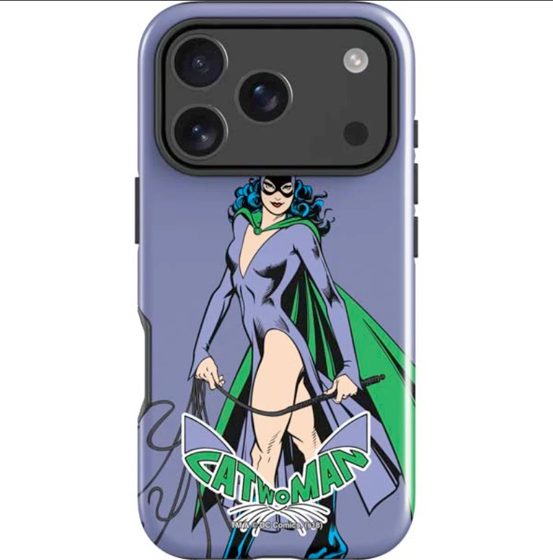 DC Comics Batman Catwoman Classic Art Pose iPhone Case